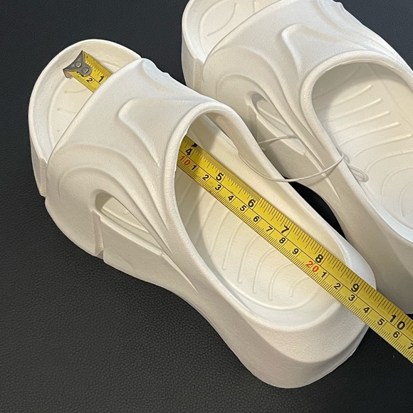 EVA Platform Wedges Non Slip Slides Beach Sandals, Lightweight Chunky Slides - Picture 10 of 13